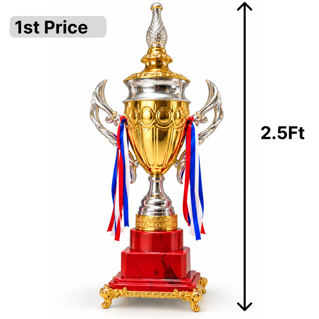Sports Heavy Metal Trophy Set for Tournaments