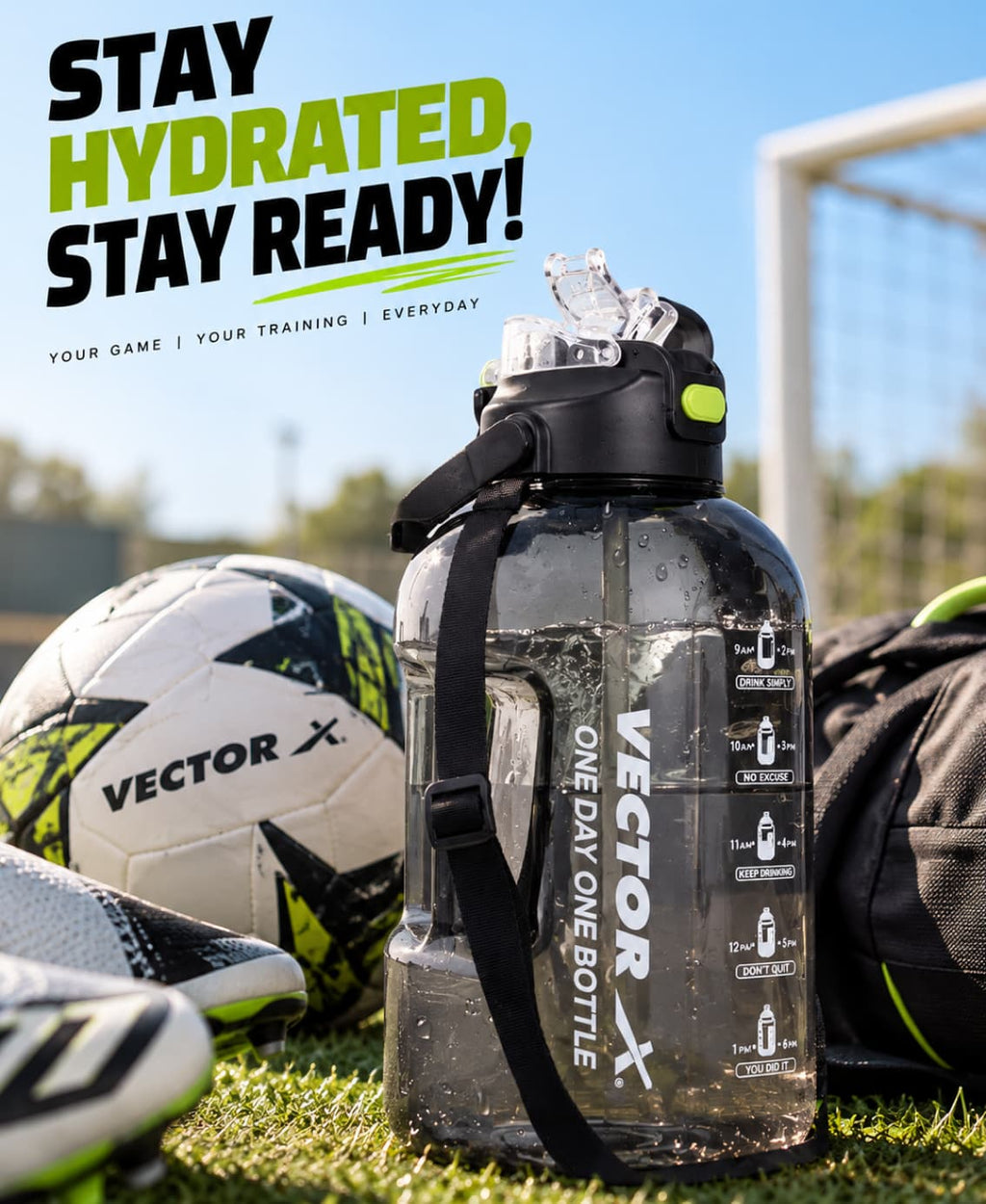Vector X Gallon Plastic Water Bottle