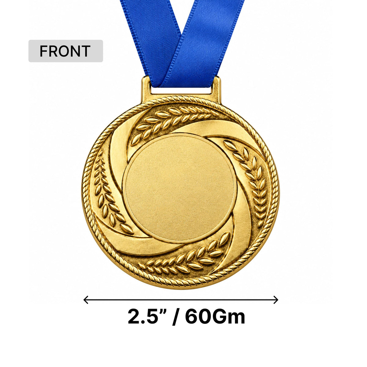 Sports Medals GOLD & SILVER 2.5" With Ribbon