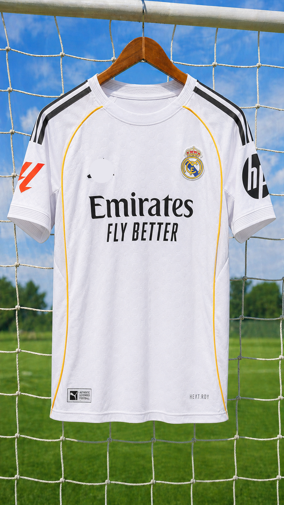 REAL MADRID HOME KIT 2025/26(JERSEY + SHORTS)