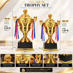 Sports Heavy Metal Trophy Set for Tournament - MC 19AB