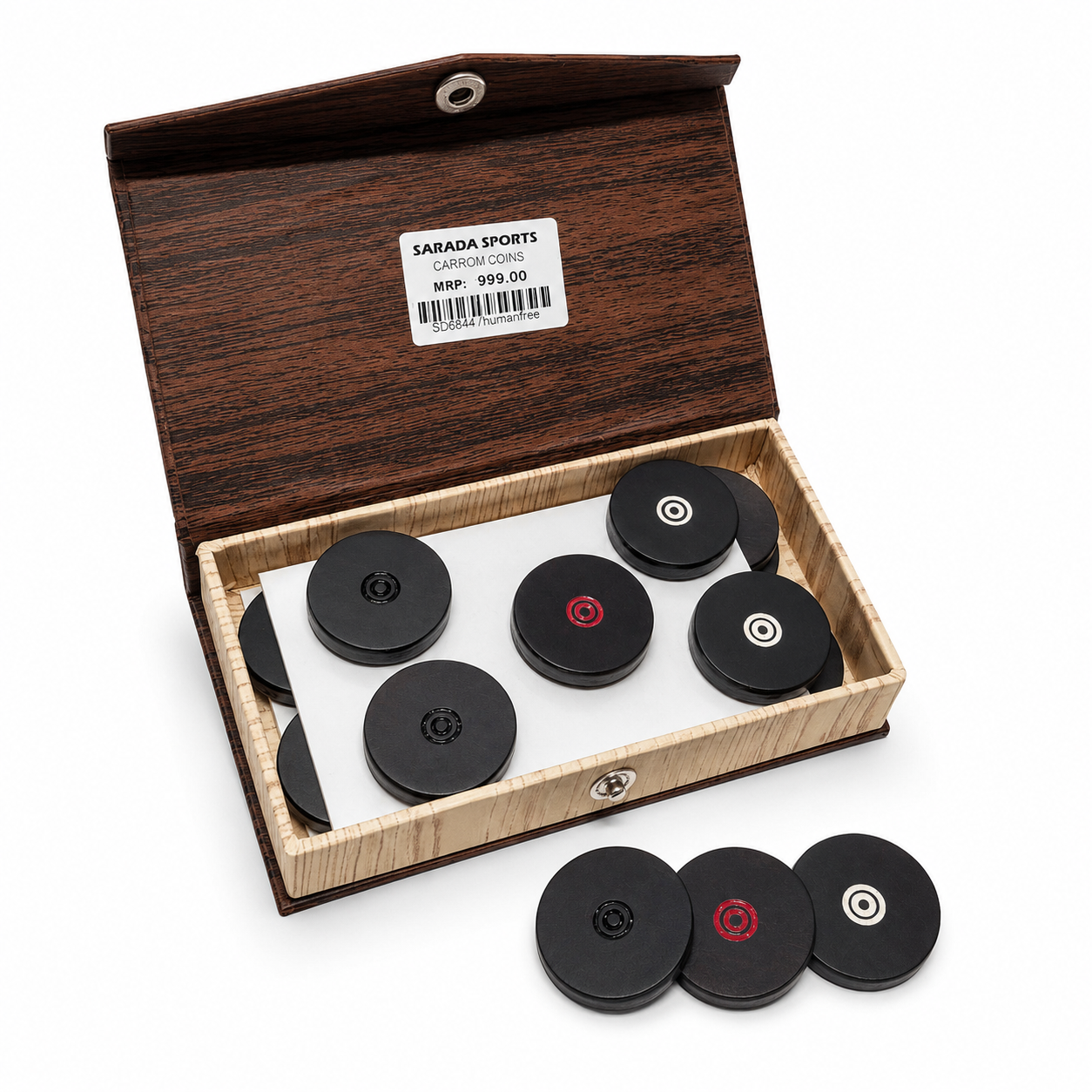 Carrom Coins -Tournament (Set of 22)