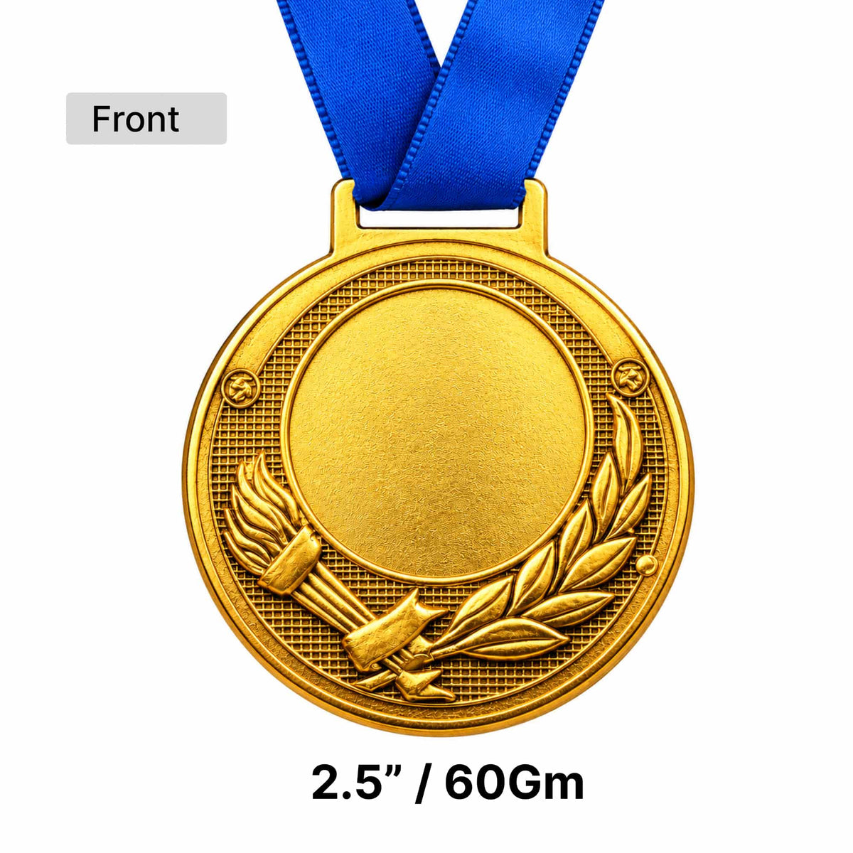 Sports Medals GOLD & SILVER 2.5" With Ribbon -D2