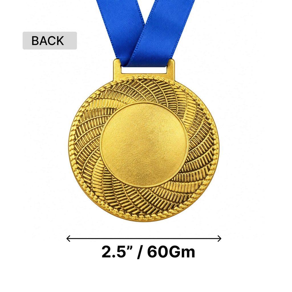 Sports Medals GOLD & SILVER 2.5" With Ribbon