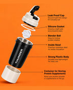 Vector X Thunder Stainless Steel Gym Shaker - 500ML