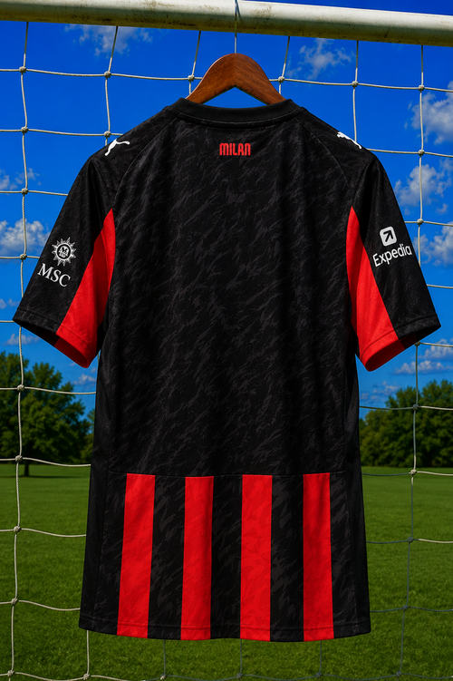 AC MILAN HOME KIT 2025/26(JERSEY + SHORTS)