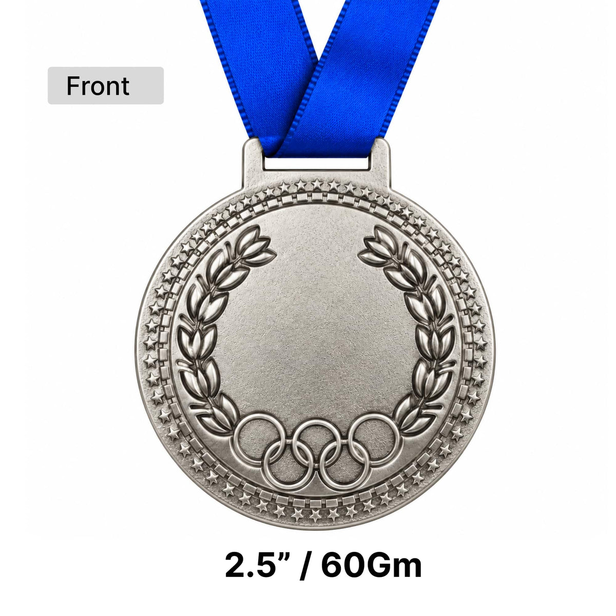 Sports Medals GOLD & SILVER 2.5" With Ribbon - D3