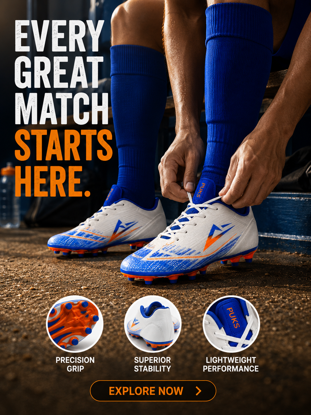 PUKS Danisa  Football Studs For All grounds (FG/MG)