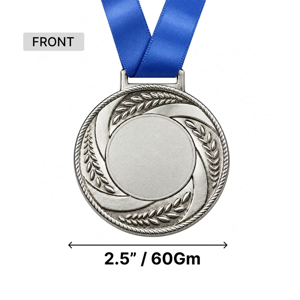 Sports Medals GOLD & SILVER 2.5" With Ribbon