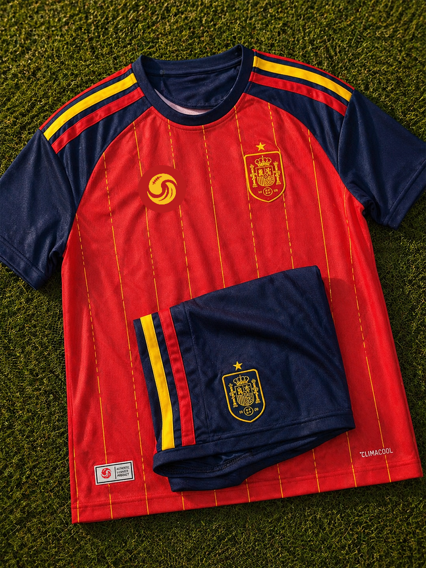 Spain WC 2026 Home - MatchDay Kit (Jersey+Shorts)