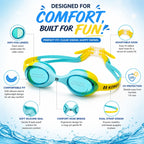 KONEX Swimming Goggles For Kids