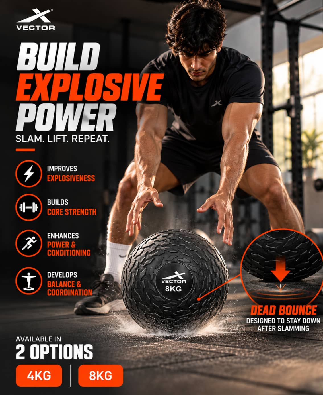 VECTOR X SLAM Ball - 4KG I 8KG