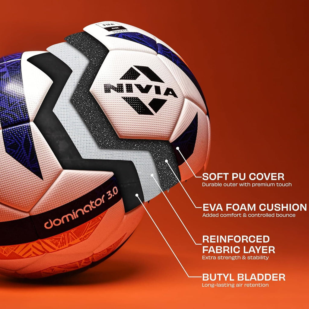 NIVIA Dominator Fifa Basic Profesisonal Match Ball - Size 5