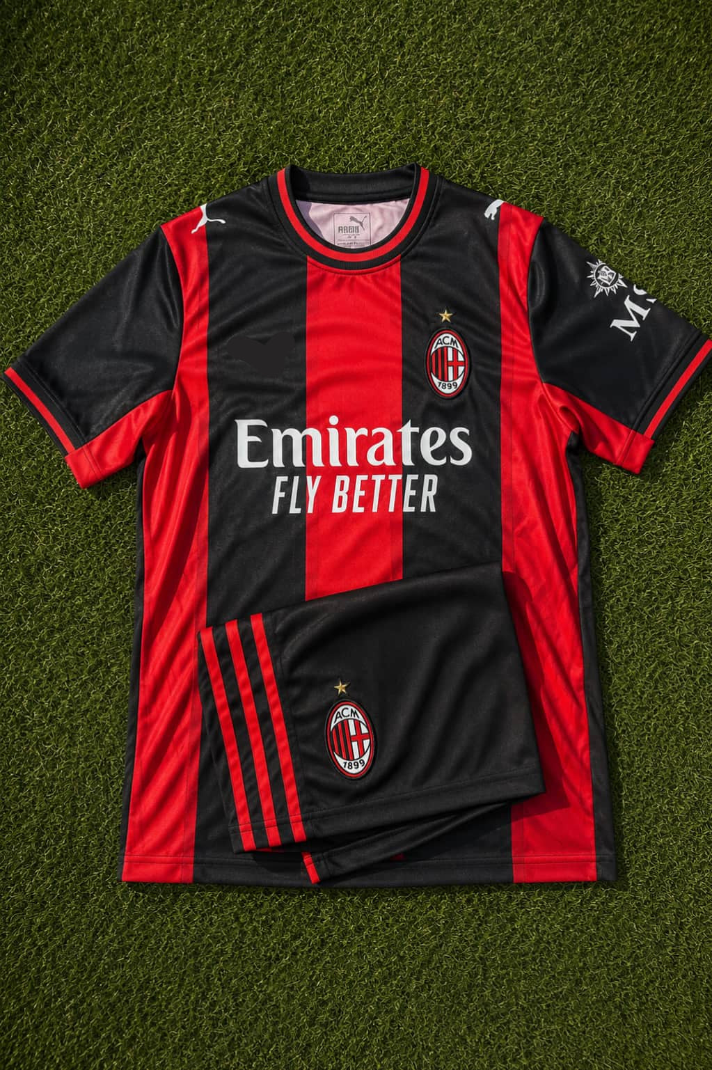 AC MILAN 26/27 HOME KIT (JERSEY + SHORTS)
