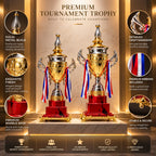 Sports Heavy Metal Trophy Set for Tournaments