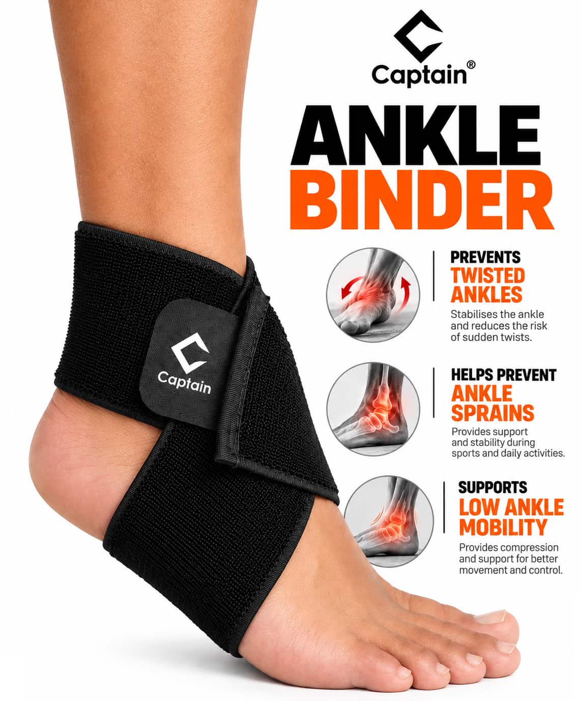 Captain Ankle Binder - Ankle Support