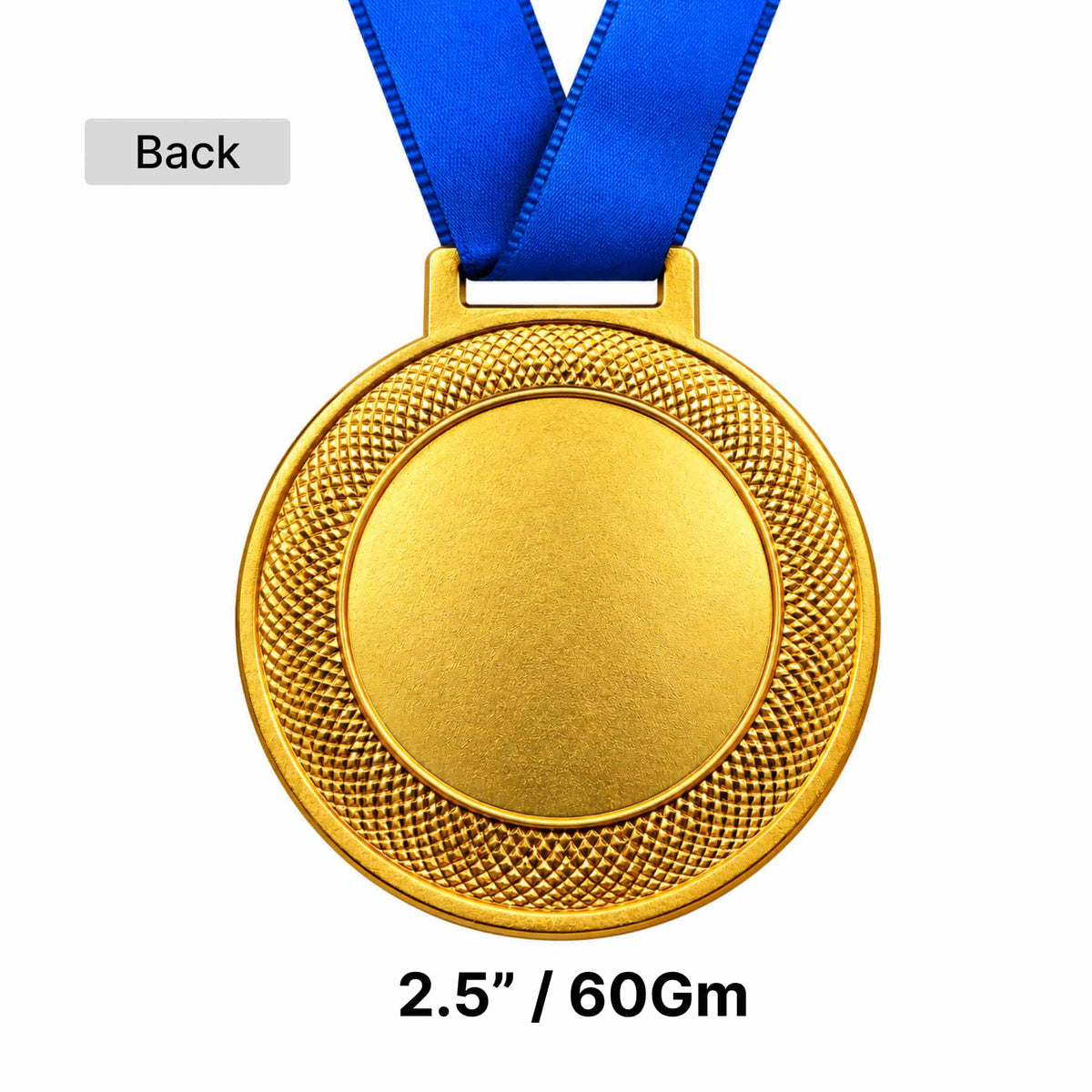 Sports Medals GOLD & SILVER 2.5" With Ribbon -D2