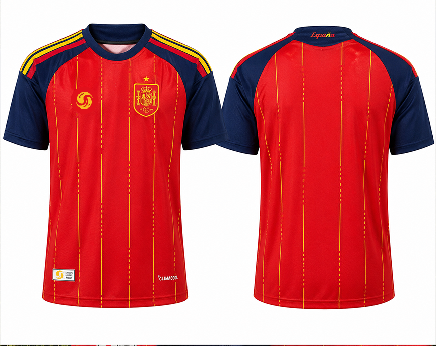 Spain WC 2026 Home - MatchDay Kit (Jersey+Shorts)