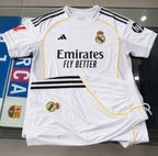 REAL MADRID HOME KIT 2025/26(JERSEY + SHORTS)