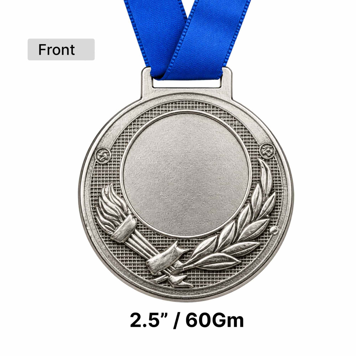 Sports Medals GOLD & SILVER 2.5" With Ribbon -D2