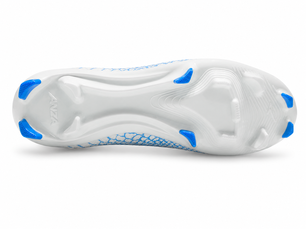 Anza Piezo White Football Studs For All Grounds(FG/MG)