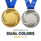 Sports Medals GOLD & SILVER 2.5" With Ribbon