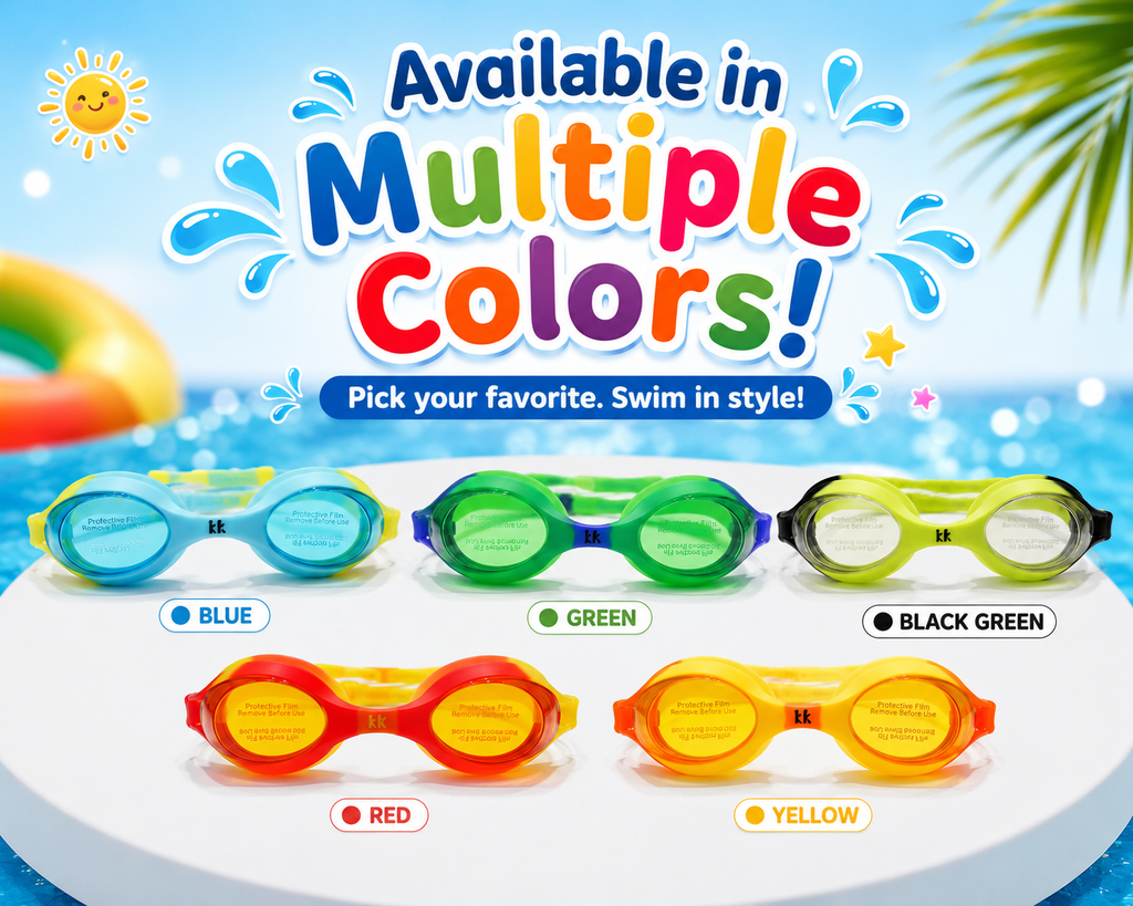 KONEX Swimming Goggles For Kids