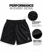 Captain ActiveWear Sports Shorts - AEROSWIFT