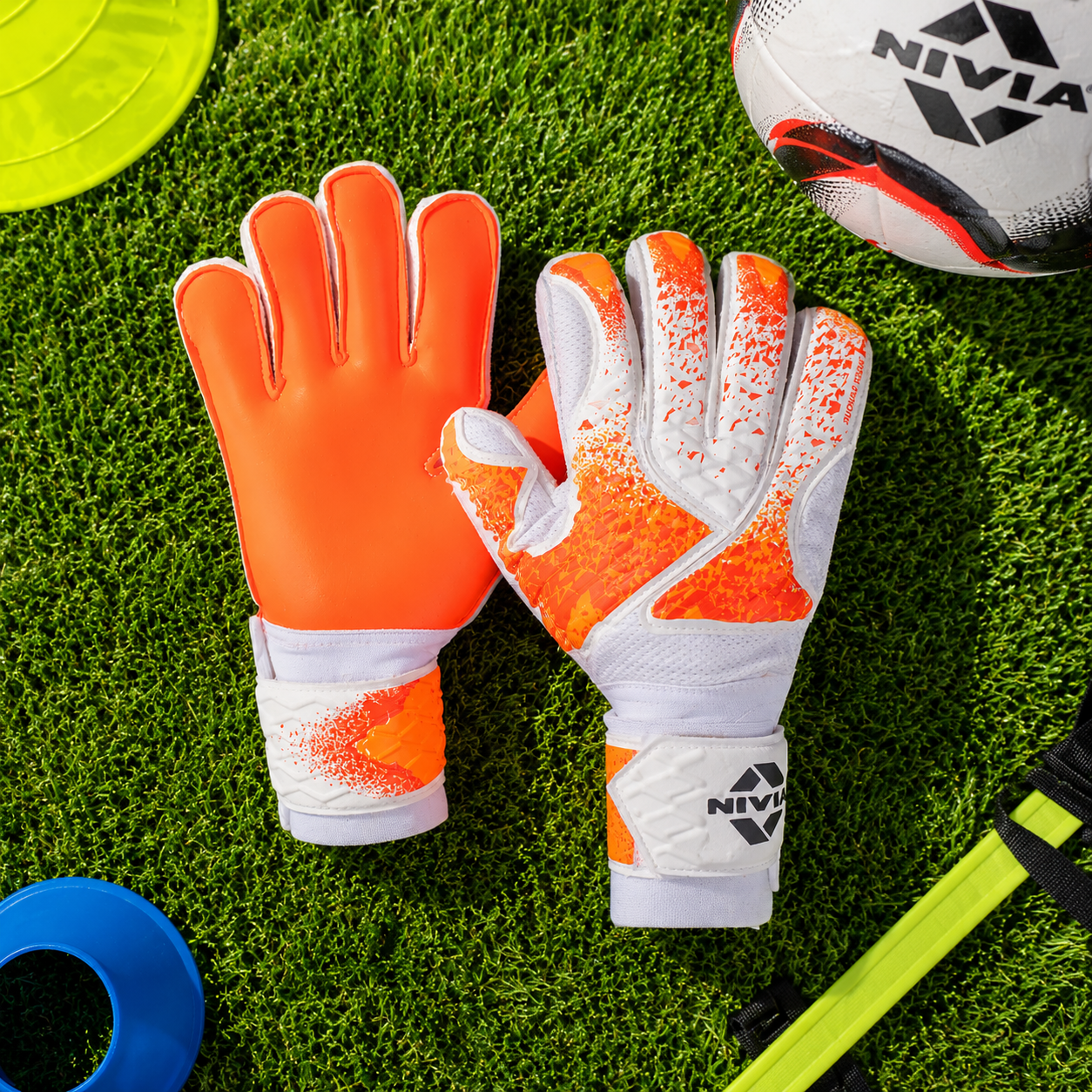 NIVIA Finger Saviour GK Gloves (M)