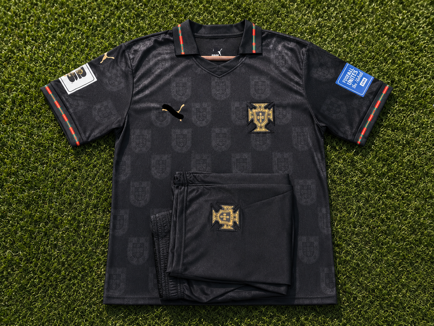 Portugal Special Edition Black Kit(Jersey+Shorts)