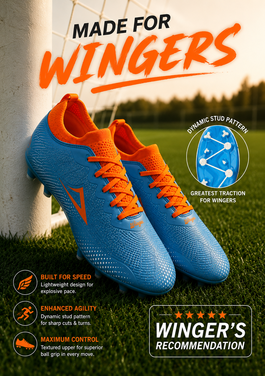 PUKS Art Winner Football Studs For All grounds (FG/MG)