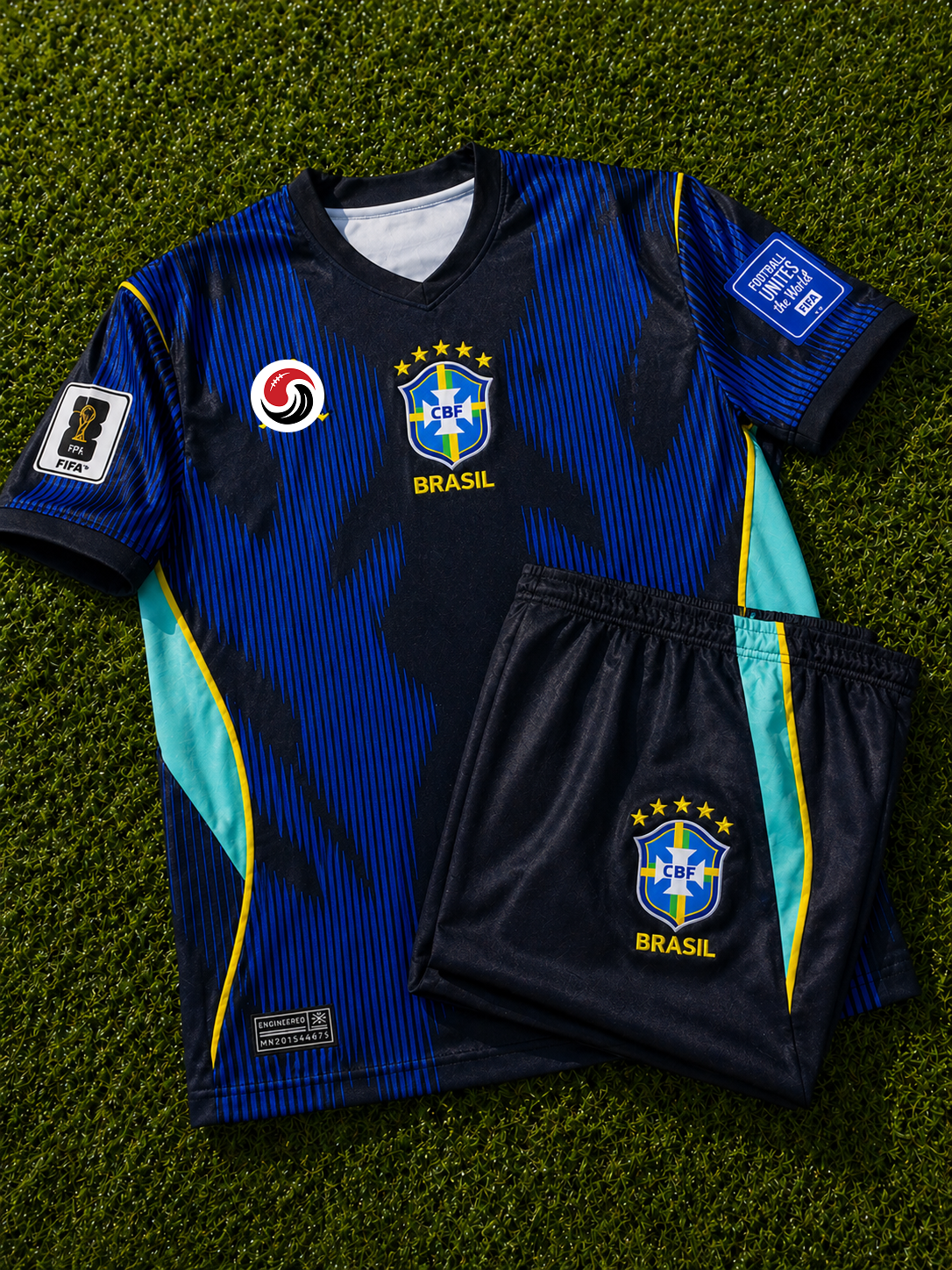Brasil Away World Cup 25/26 Away Kit (Jersey+Shorts)