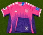 Germany Away EURO 24 AWAY Kit(Jersey+Shorts)