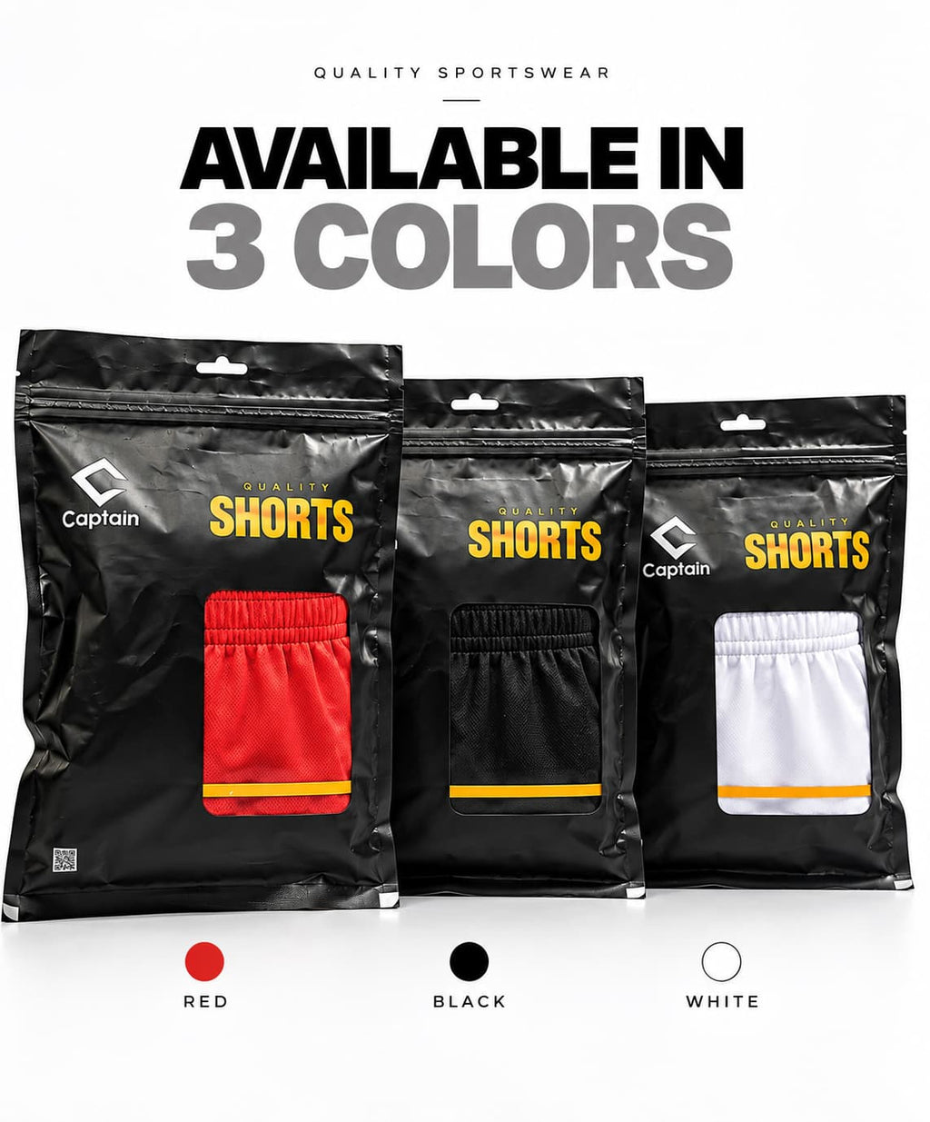 Captain ActiveWear Sports Shorts - SOCCER PLUS