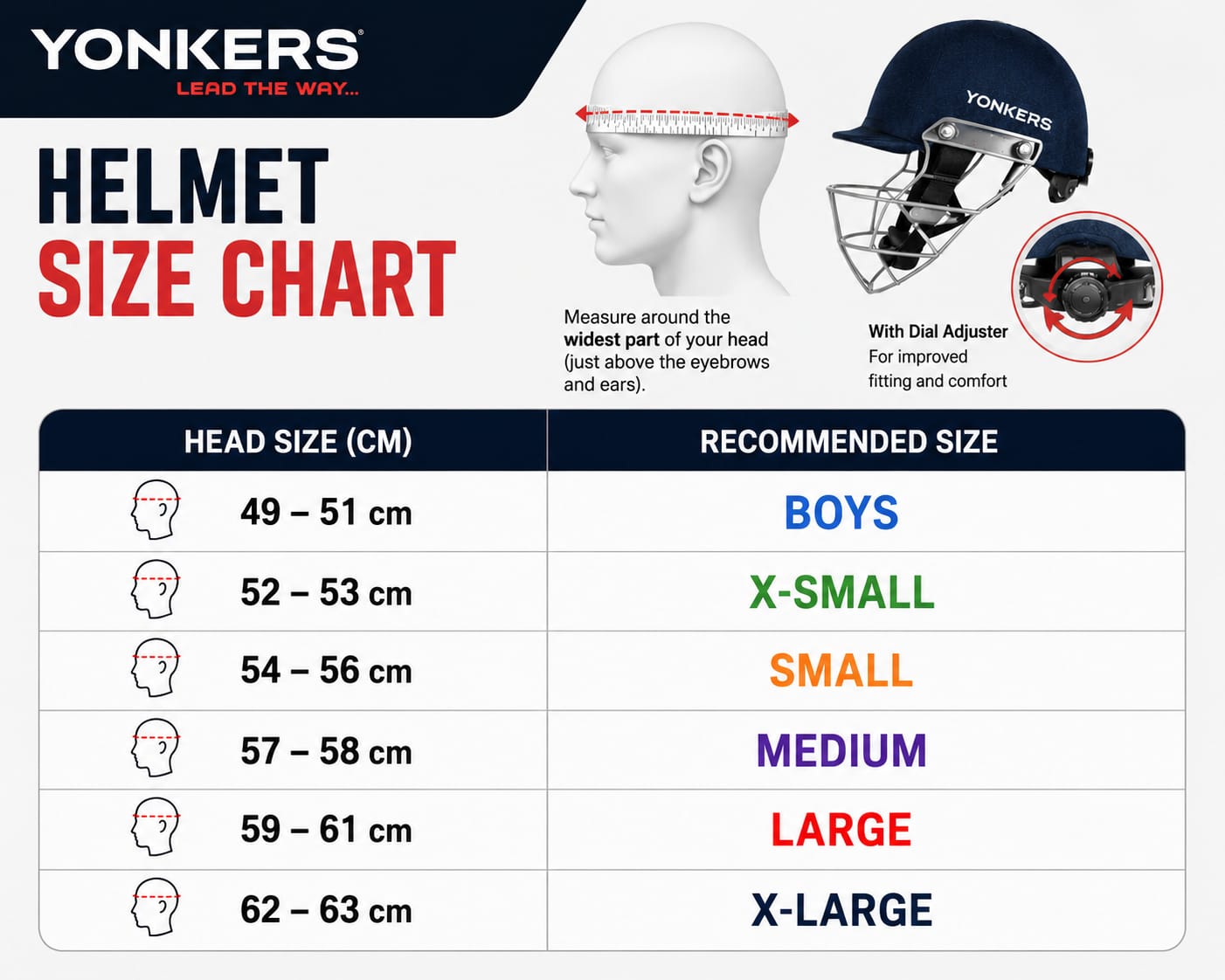 YONKER HITZ Cricket Helmet(With Adjuster)