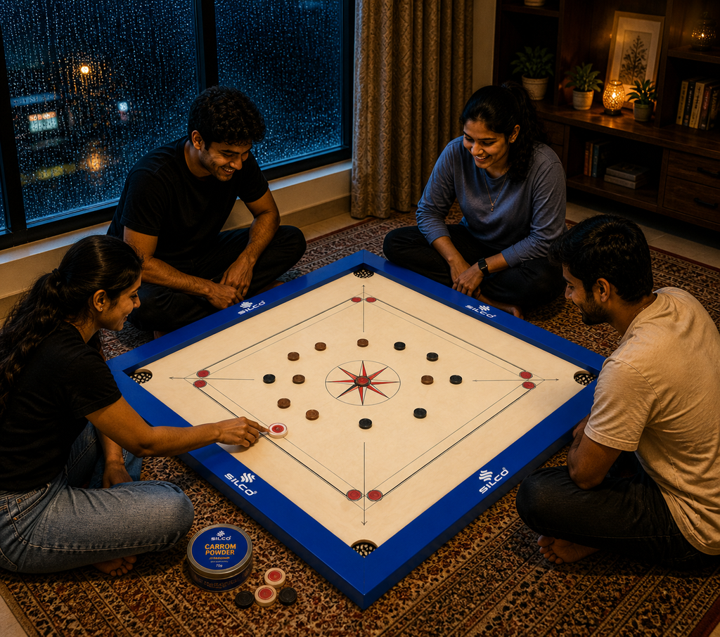 48/52 INCH CARROM BOARD - Slco