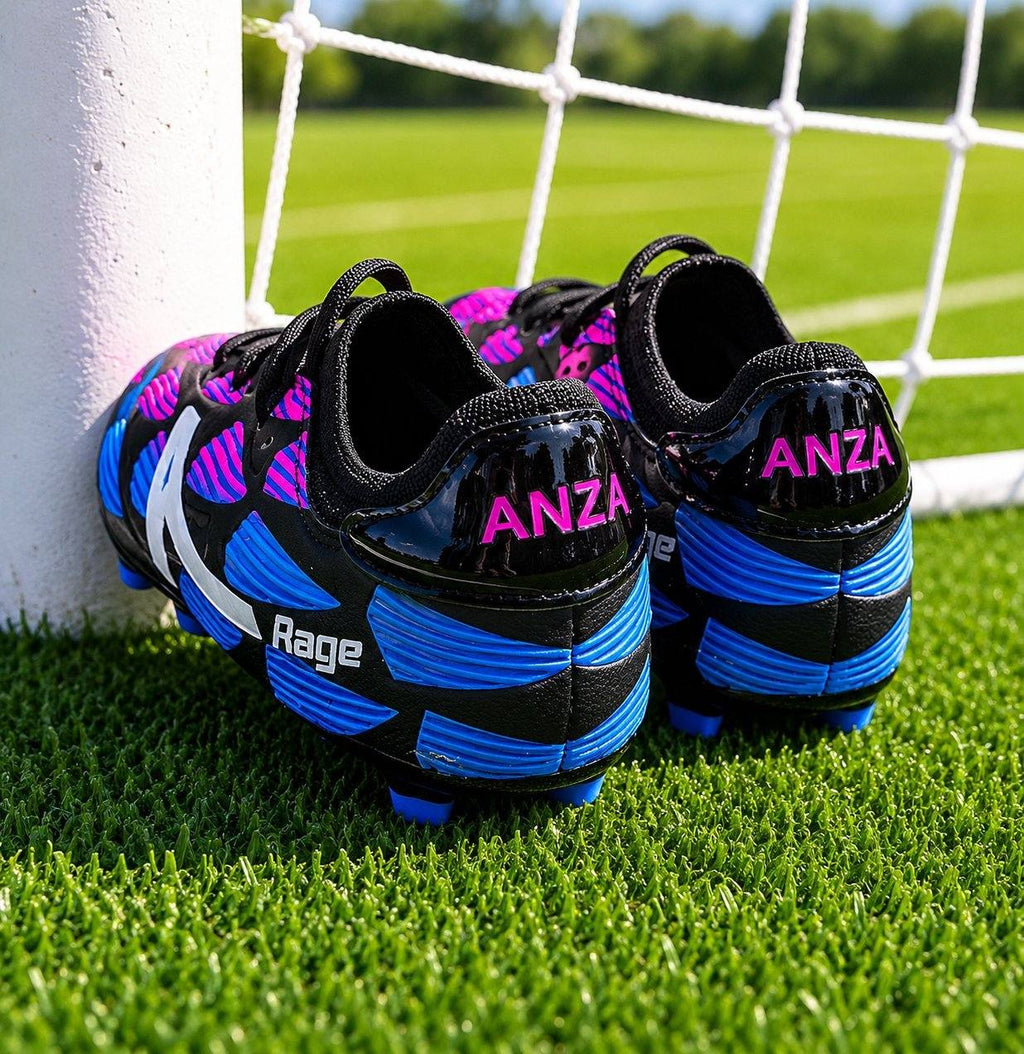 Anza Rage Black Football Studs For All Grounds(FG/MG)